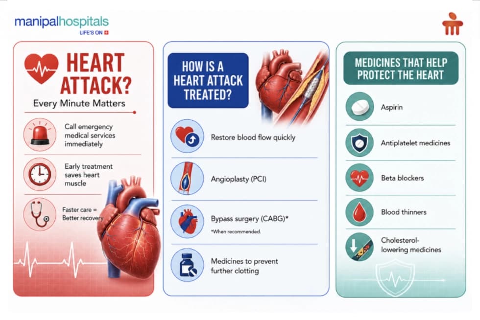 Heart attack treatment and recovery Heart attack treatment and recovery