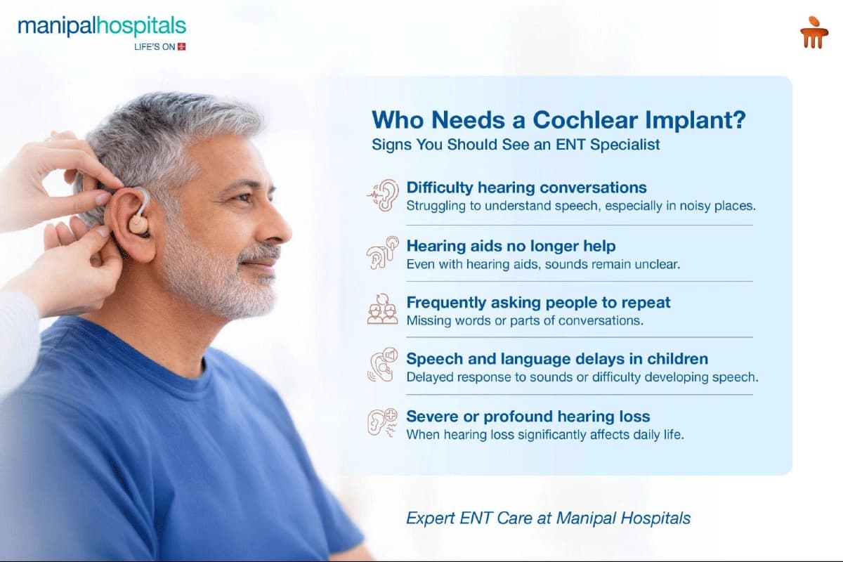 Who Needs a Cochlear Implant Signs You Should See an ENT Specialist infographics 2 Who Needs a Cochlear Implant Signs You Should See an ENT Specialist infographics 2