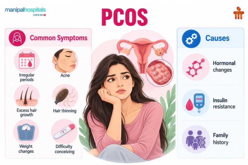 Polycystic Ovary Syndrome Symptoms & Causes Polycystic Ovary Syndrome Symptoms & Causes